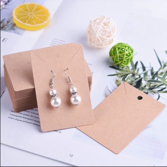 120PC Multi Pack! 60 Multicolored Jewelry Display Cards 60 Self Seal Clear Bags - Picture 5 of 7